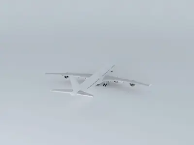 Template Airbus A340500 Free 3D model