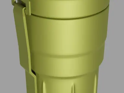 RKG-3 grenade Low-poly 3D model