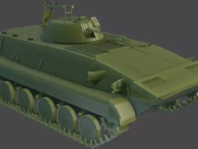Armoured Infantry Fighting Vehicle Low-poly 3D model