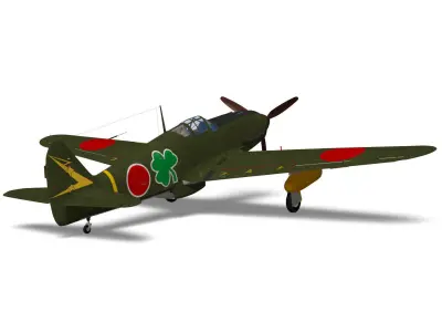 Kawasaki Ki61 hien tei tony 3D model