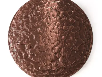 Decorative panel made of bronze Free 3D model