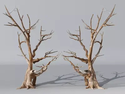 Withered tree 3D model