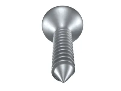 Screw High Quality 3D Model Low-poly 3D model