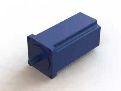 Three Phase Stepper Motor Passo Trifasico Veder VDB31122A 3D model