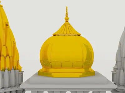 kashi vishwanath temple 3D model