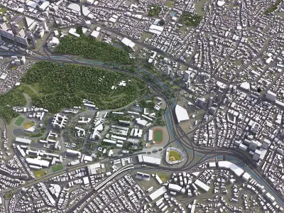 Caracas Low-poly 3D model