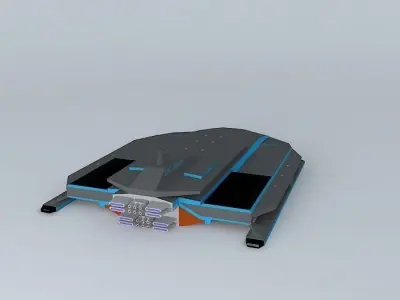 XAC Olympus Space aircraft class Free 3D model