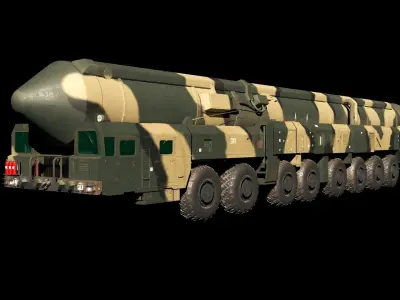 Rs24 Yars SS-29 Topol M SS-27 3D model