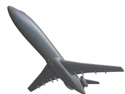 Boeing 727-200 ready to 3D printing 3D print model