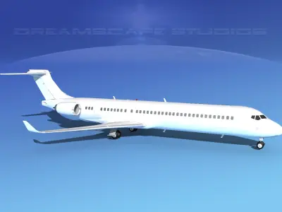 Comac ARJ21-900 Unmarked 2  3D model