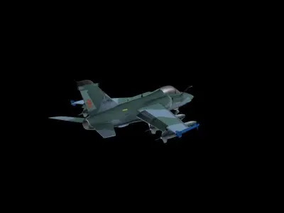 MX Brazilian Air Force Low-poly 3D model