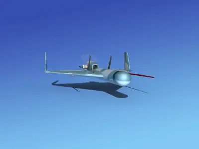 Harpy 1 UAV V04 3D model