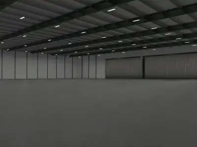 Aircraft Hangar 3D model