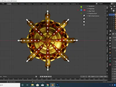 KingCrown 123 Low-poly 3D model