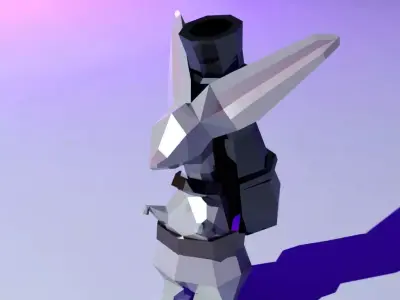 Rabbit Enemy Free low-poly 3D model