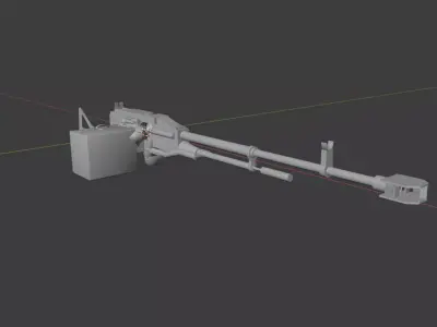Kord heavy machine gun Free 3D model