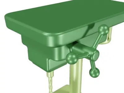 Marvelous Drilling Machine Toy Low-poly 3D model