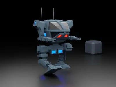 Mech Warrior - Walker - Termiwalker Mk1 3D print model purchase