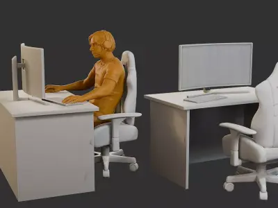 Video Game Player VGP1 008 3D print model