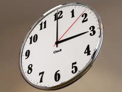 wall clock Free 3D model 4