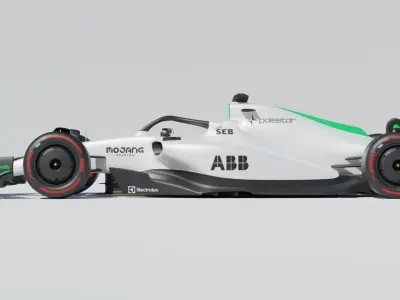 custom f1 2022 concept Free low-poly 3D model