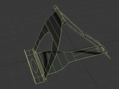 Phone stand Low-poly 3D model