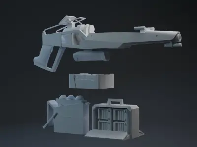 Republic Commando One-Twelfth Scale Other Blasters Pack 2 3D print model
