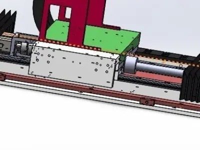 One axis manipulator 3D model