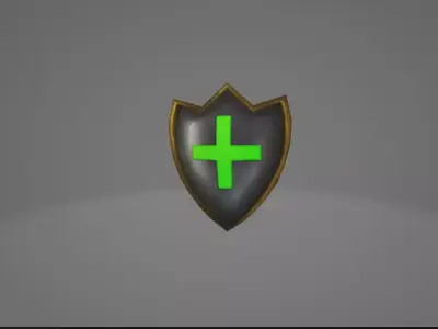 AutoRoyale Buff Defend Low-poly 3D model