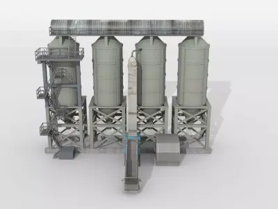 Gravel Plant 3D model