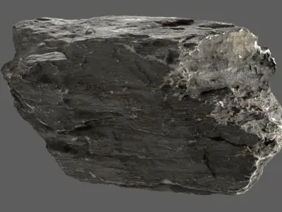 Scanned Cliff Rock 24 3D model