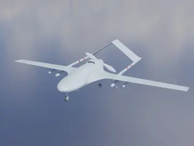 Bayraktar tb2 UCAV Drone 3D 3D model