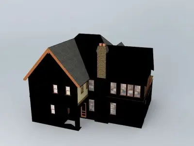 An old Tudor House Free 3D model