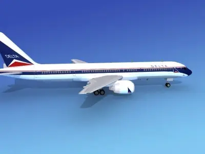 Boeing 757-200 Delta 1 3D model
