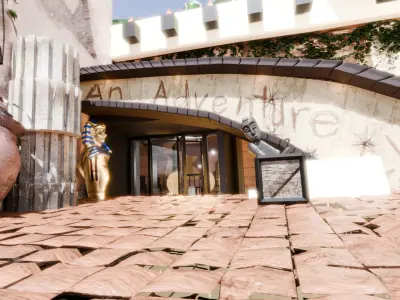 An Adventure Club Low-poly 3D model