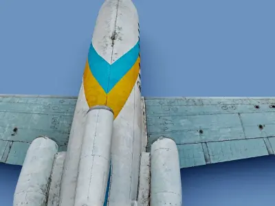 3D model Yakovlev yak 40 airplane Ukraine Antonov photogrammetry 3D model