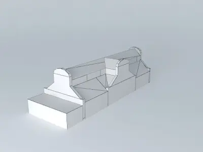 Berck Beach Fish of Covered Market Free 3D model