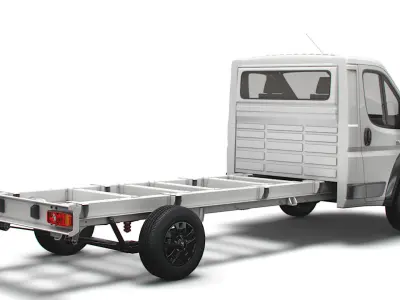 RAM Promaster Chassis Truck Single Cab 4300WB 2023 3D model