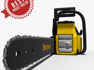 Chain saw Partner 3D model