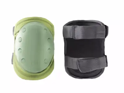 Military knee khaki pads 06 Low-poly 3D model