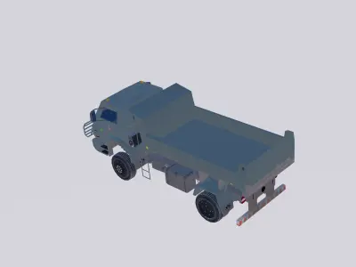 Worker 4X4 EB Tipper Low-poly 3D model