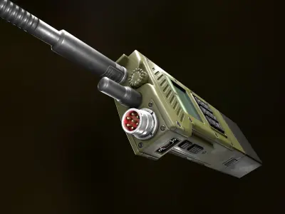 Walkie-Talkie Radio Low-poly 3D model Low-poly 3D model