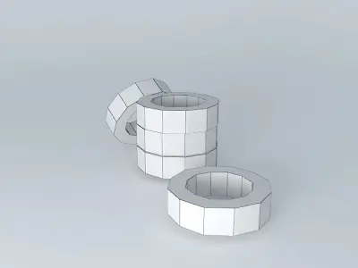 tires set of Free 3D model