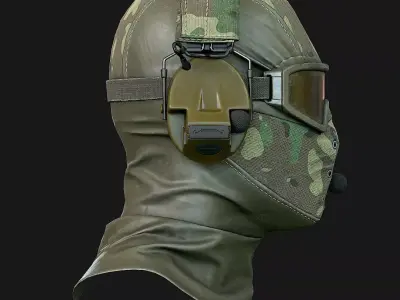 Head Wear L Low-poly 3D model