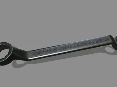 wrench Low-poly 3D model