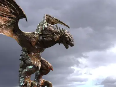 Jurassic Dragon Hammer Tail 3D model