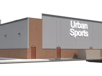 Retail-058 Retail Store 3D model