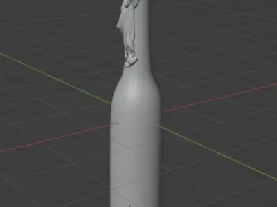 Molotov cocktail Free 3D model
