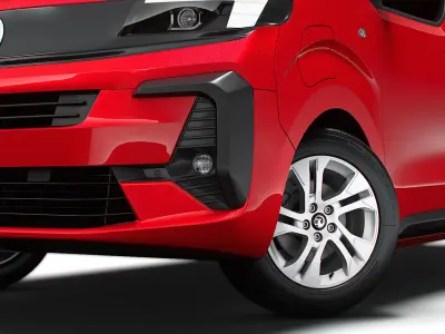 Vauxhall Vivaro Electric Van L3 2024 3D model