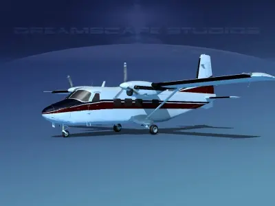Harbin Y-12 II V08 3D model